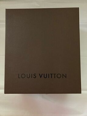 Louis Vuitton AUTHENTIC Brown Box with Black Logo 12”x10 1/2” x7 1/4”